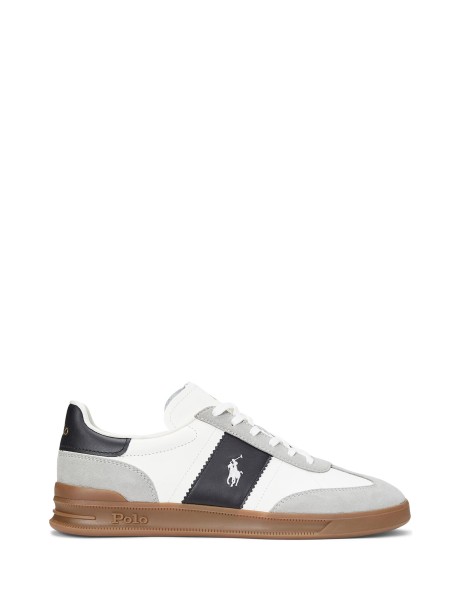Polo Ralph Lauren Heritage Aera Leather-Suede Sneaker