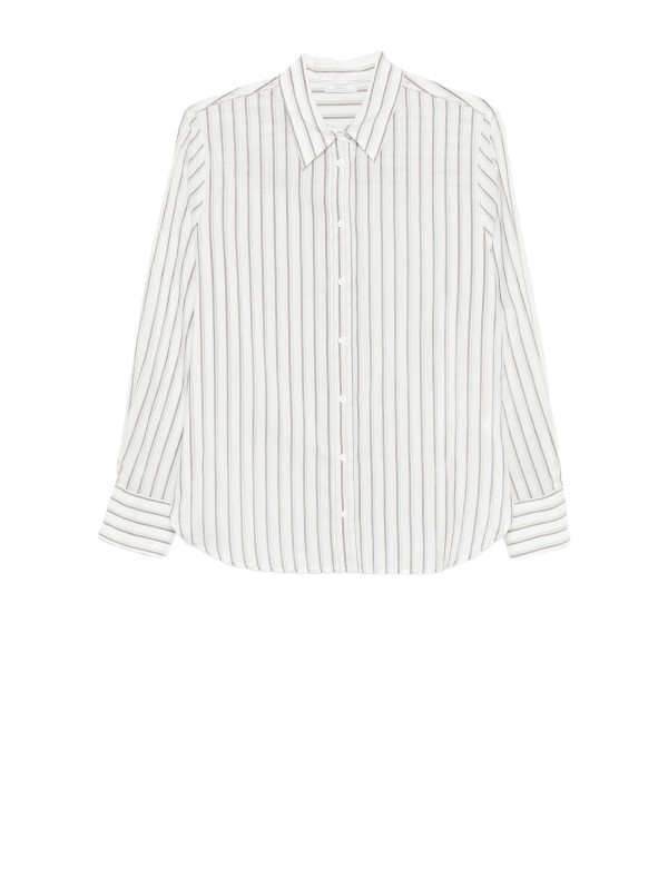 Camicia in organza di cotone e seta - Peserico