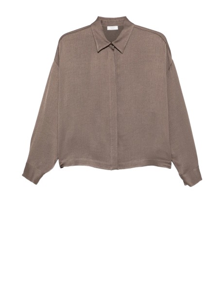 Peserico Women's Silk Satin Shirt