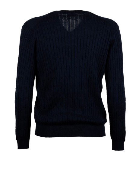 Full-Zip Extra-Fine Merino Wool Sweater