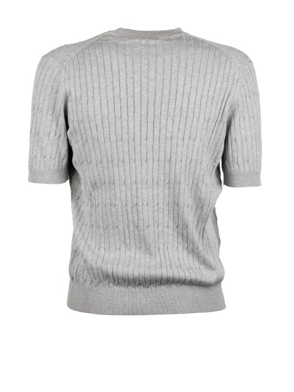 T-shirt in cotone crêpe Peserico