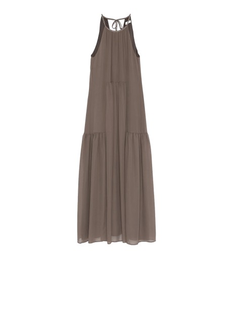 Abito Midi Cappuccino Beige Peserico