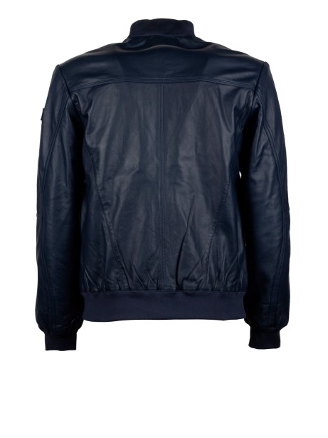 Peuterey Nappa Leather Biker Jacket