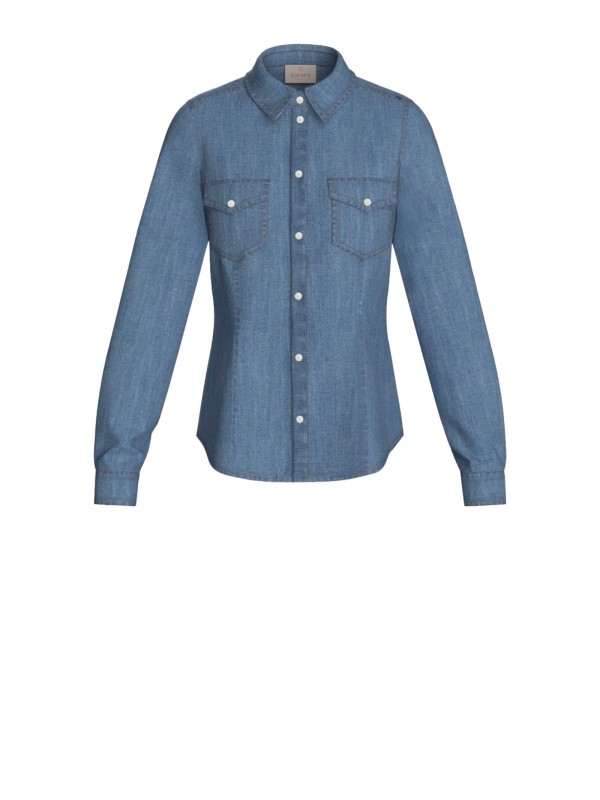 Camicia Bianca "Trieste" in Popeline Stretch - EMME DI MARELLA