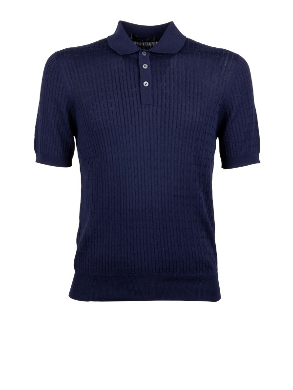 Tagliatore Blue Polo Shirt - Classic Italian Design