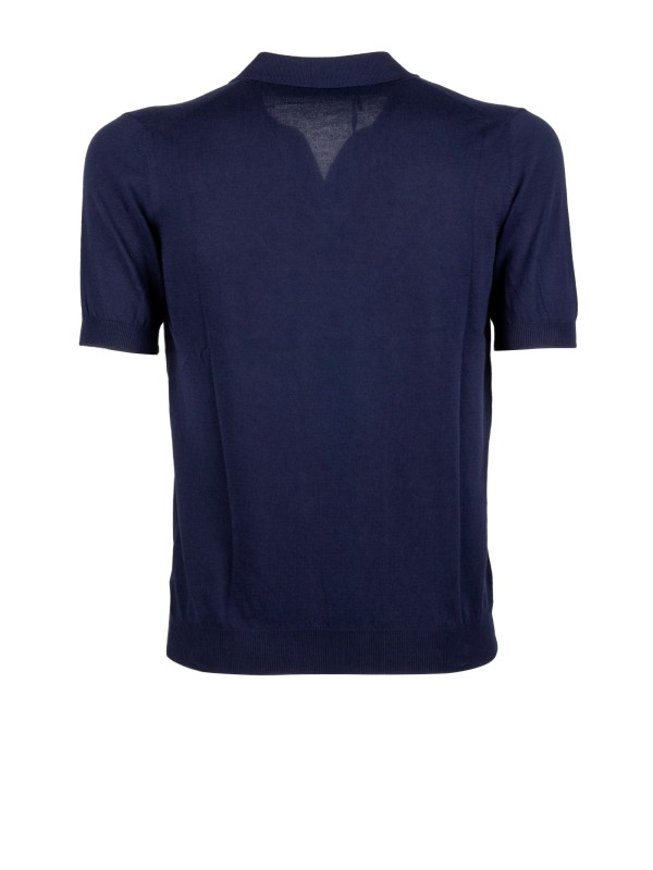 Matinique Dark Navy Melange Polo Shirt