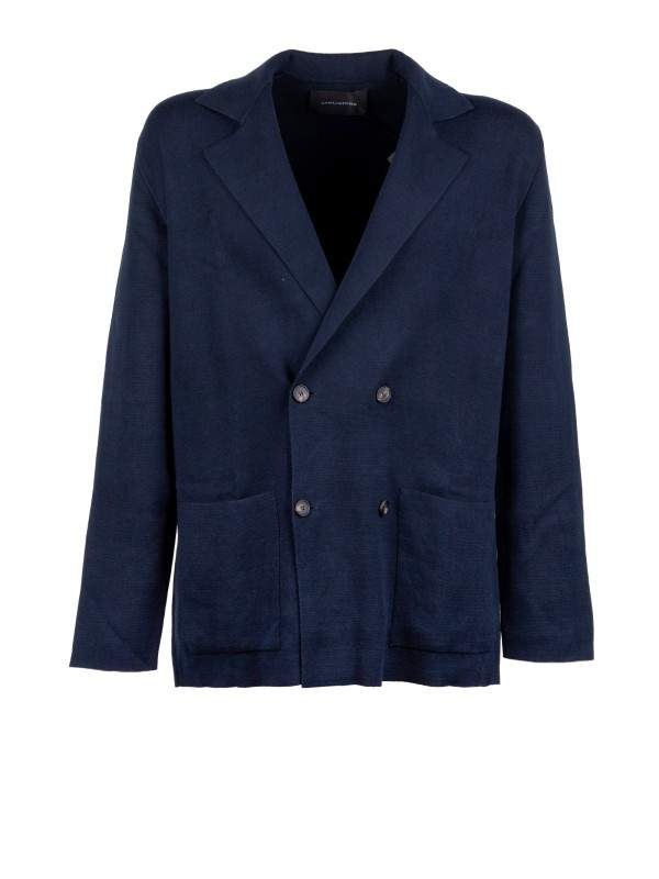 Willow Blu Men's Knit Blazer by Tagliatore