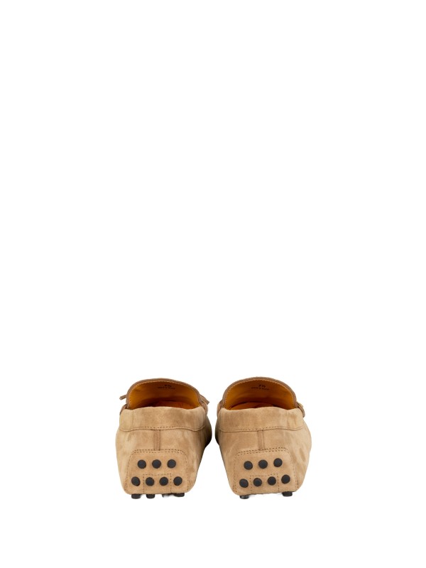 Suede Leather Boat Moccasins