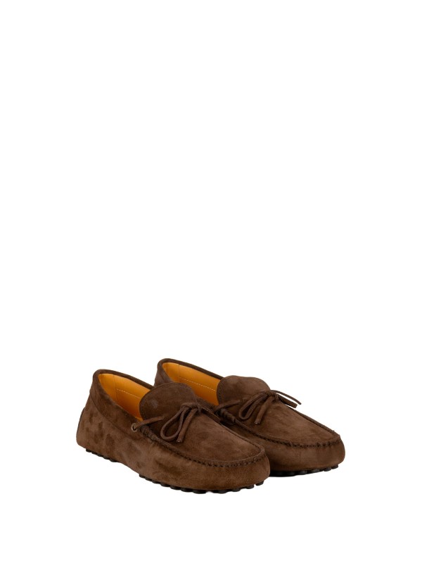 Suede Leather Moccasin with Gommino Sole