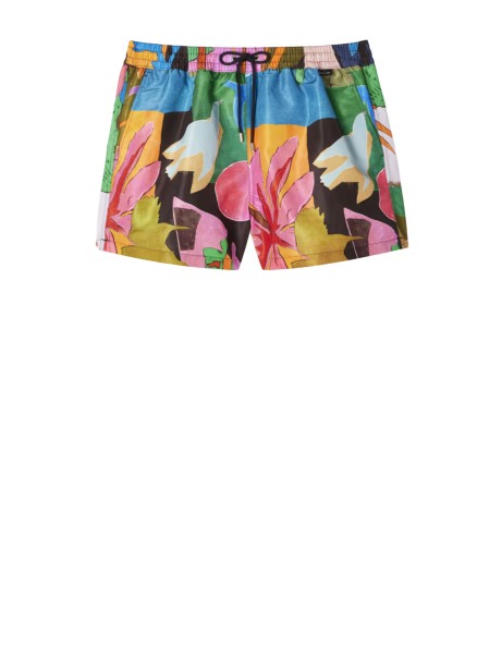 Paul Smith River Collage Print Swim Shorts