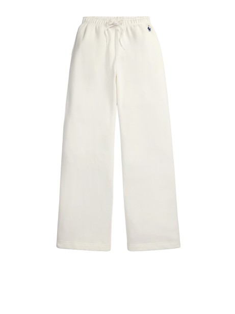 Polo Ralph Lauren White Drawstring Sweatpants