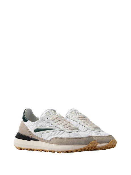 Athleta Nylon White Green 10655 - Scarpe da Uomo