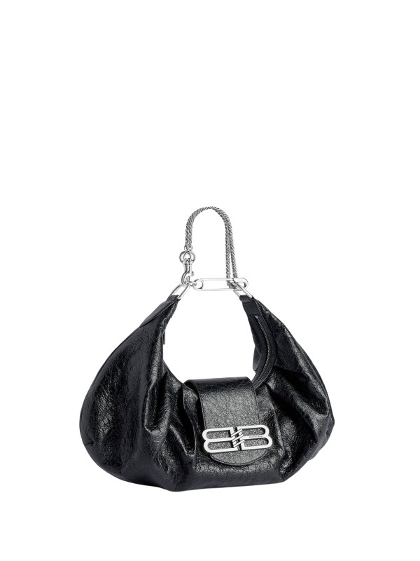 Balenciaga Small Pamela Shoulder Bag in Black