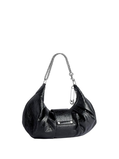 Borsa a Spalla Pamela Piccola in Pelle Nera - Balenciaga