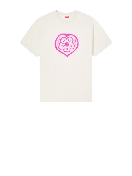 T-shirt 'KENZO Boke Heart' in cotone - Kenzo