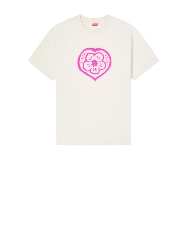 Kenzo Boke Heart Loose-Fit Cotton T-Shirt