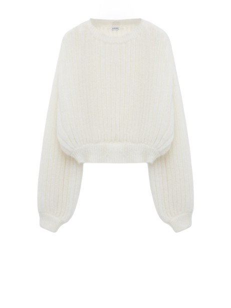 Loewe Mohair Blend Balloon-Sleeve Sweater