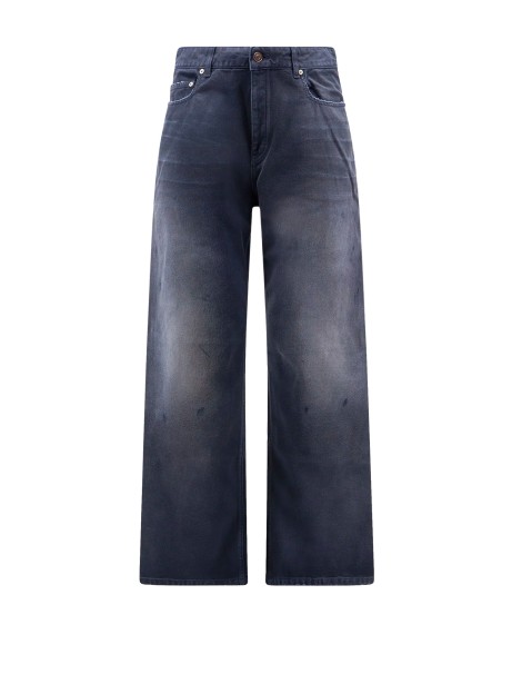 Jeans Baggy in Denim Blu di Balenciaga