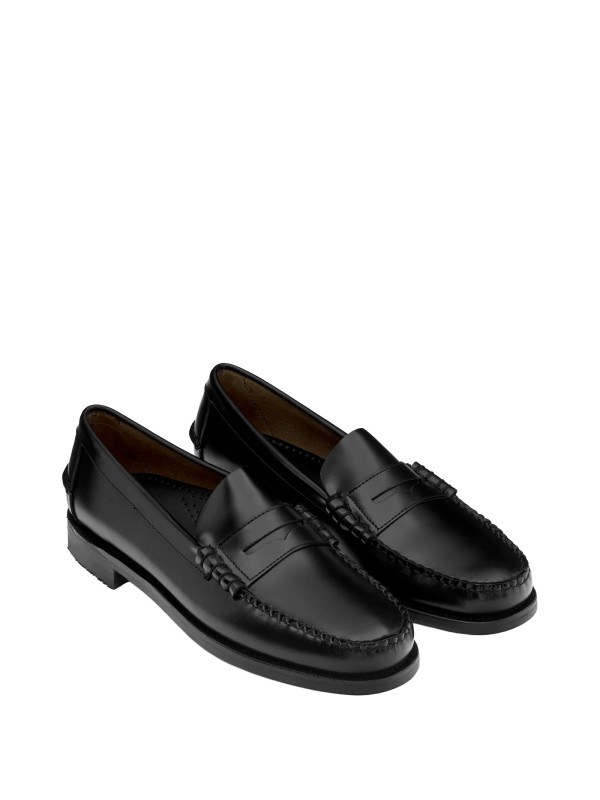 Sebago Classic Dan Black Moccasins