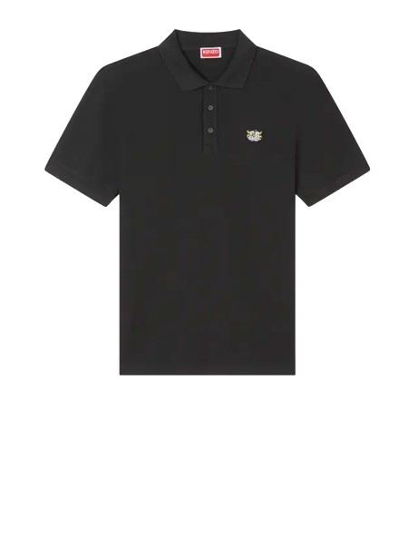 Polo in cotone con applicazione logo Kenzo
