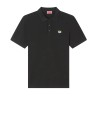Polo in cotone con applicazione logo Kenzo