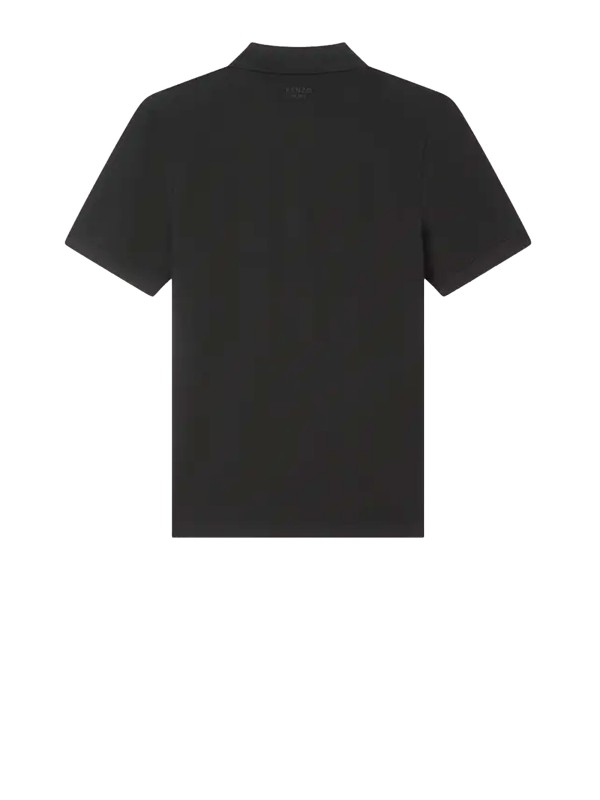 Polo in cotone con applicazione logo Kenzo