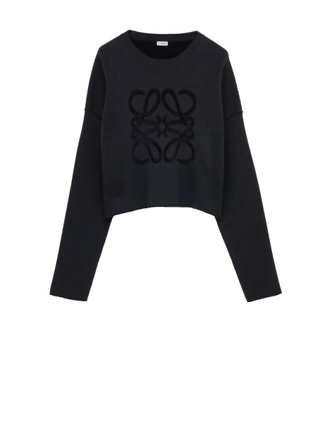 Loewe Women's Anagram Wool-Blend Sweater