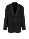 Blazer in lana nera di Balenciaga