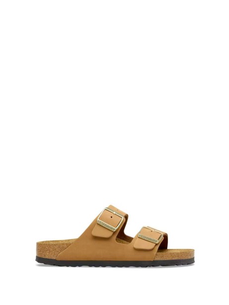 Birkenstock Arizona Ciabatte Slide in Camoscio Marrone per Donna
