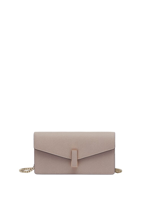 Borsa Clutch Iside Rosa Nude con Catena Dorata