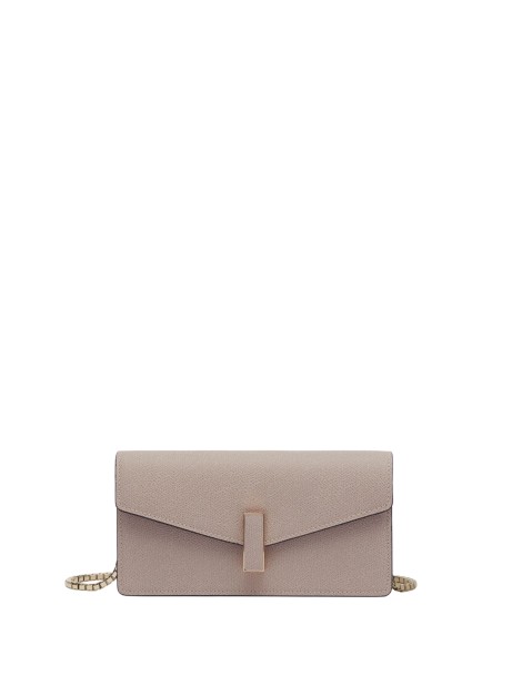 Borsa Clutch Iside Rosa Nude con Catena Dorata
