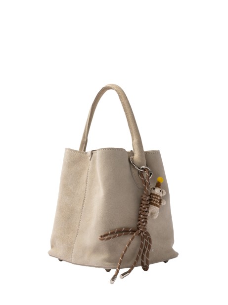 Paniere Bag Suede Beige - Stylish and Functional 2