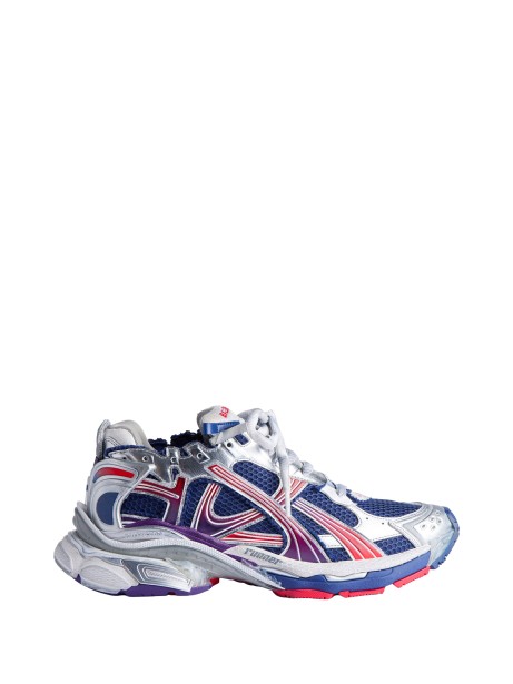 Sneaker Runner Gradient da Uomo in Navy/Rosso/Grigio