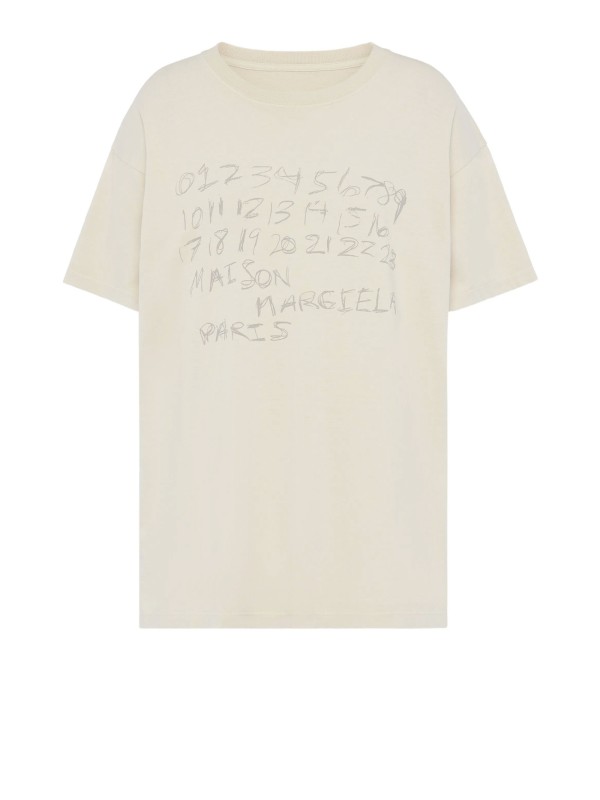 Maison Margiela Numerical Cotton T-Shirt