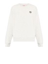 Kenzo Men's Grey Sweatshirt with Logo Application