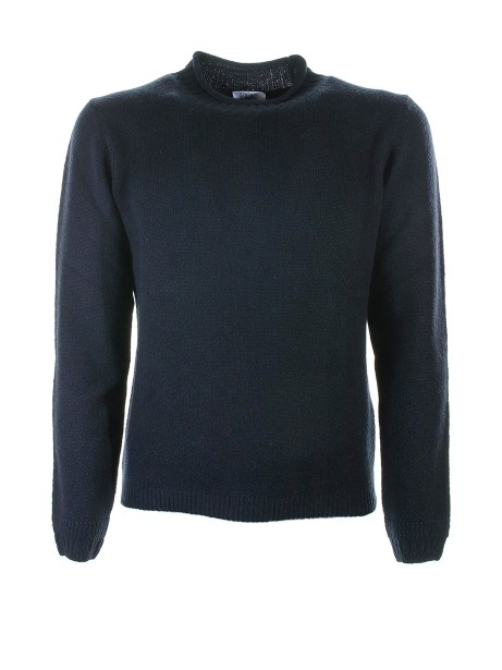 Blue sweater with collar