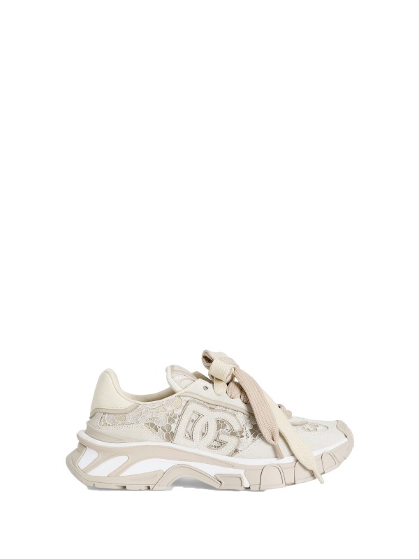 Sneaker DG Country Road in Pizzo Panna - Dolce&Gabbana