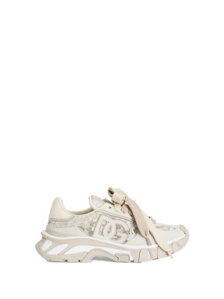 Sneaker DG Country Road in Pizzo Panna - Dolce&Gabbana