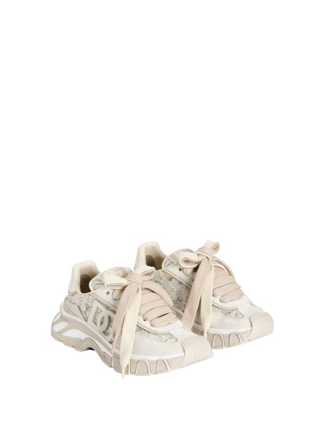 DG Country Road Lace Sneakers in Cream 2