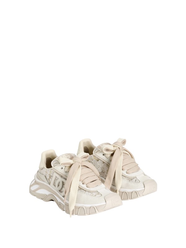 Sneaker DG Country Road in Pizzo Panna - Dolce&Gabbana