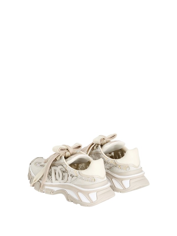 DG Country Road Lace Sneakers in Cream