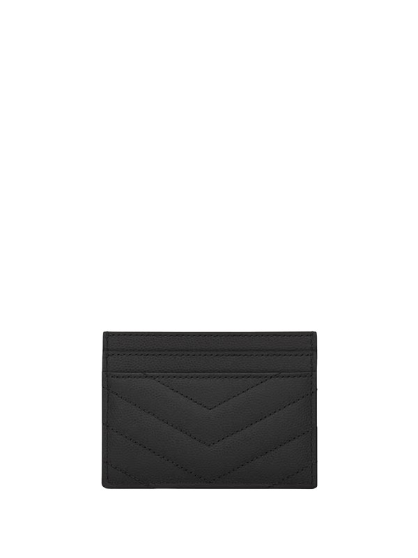 Saint Laurent Cassandre Matelassé Leather Cardholder
