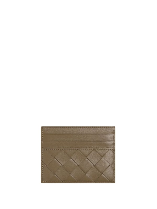 Bottega Veneta Intrecciato Credit Card Case Pinecone