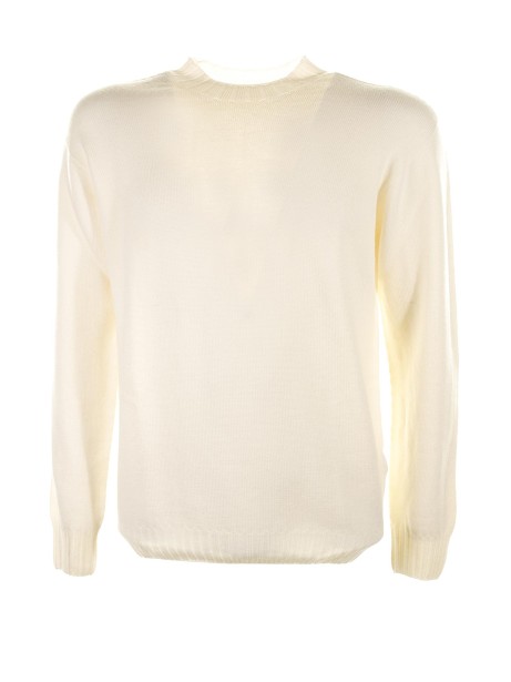 Cream crew neck sweater