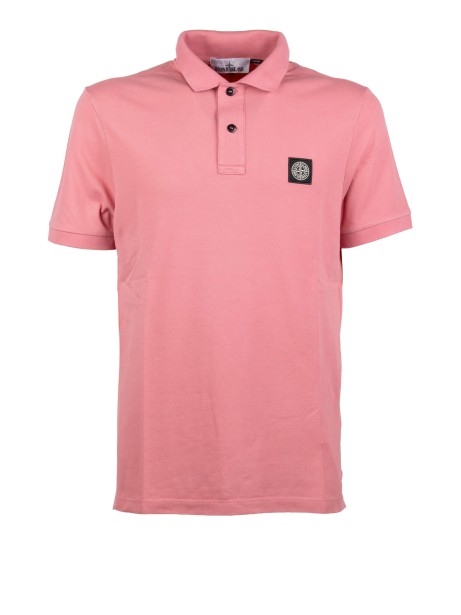 Stone Island Logo Polo Shirt