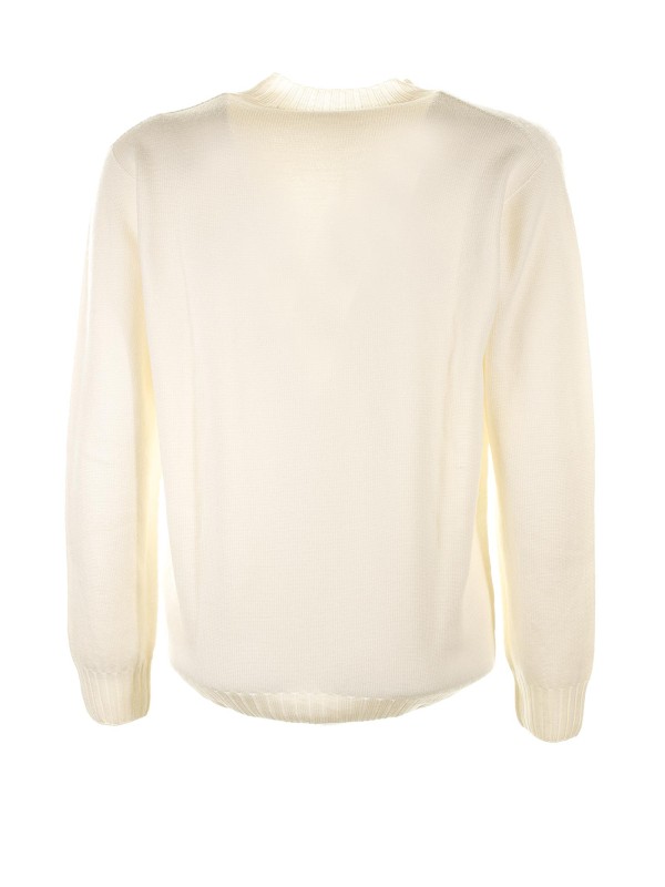 Cream crew neck sweater