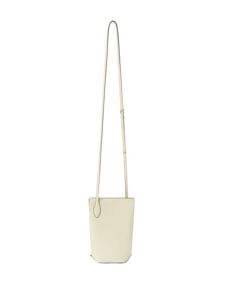 Valextra Vivi Crossbody Phone Bag in Pergamena White