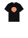 T-shirt Kenzo Boke Heart Nera - Base Blu