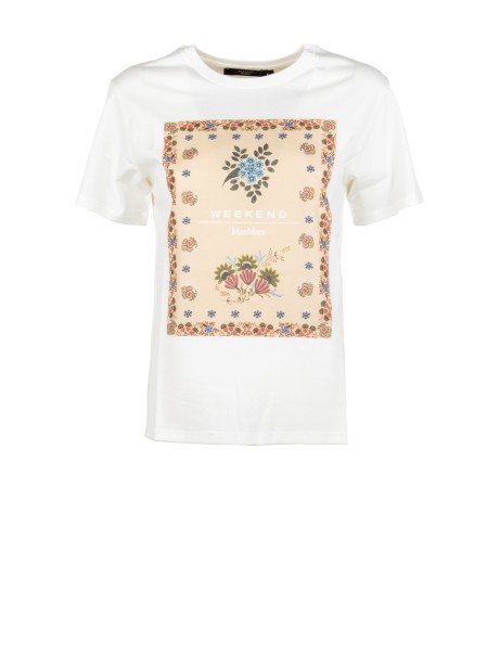 Weekend Max Mara Women's White Cotton T-Shirt