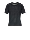 Maison Margiela Sheer Ribbed Knit Top